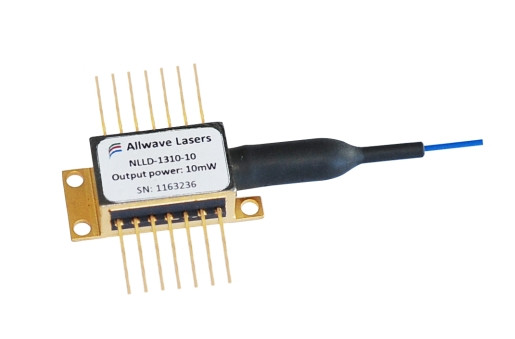 窄线宽激光器NLLD pin-14封装 内置热电冷却器(TEC)、热敏电阻、监控PD、光隔离器